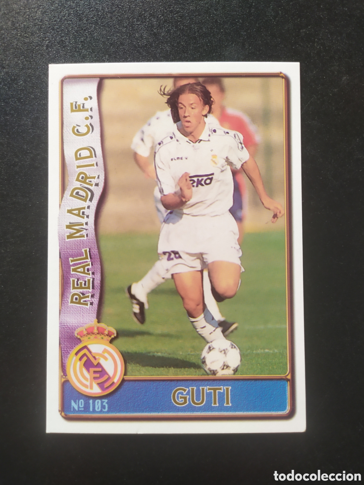 Cromos de f&uacute;tbol: Mundicromo fichas Liga 1996 1997 96 97 Guti n&deg; 103 Real Madrid