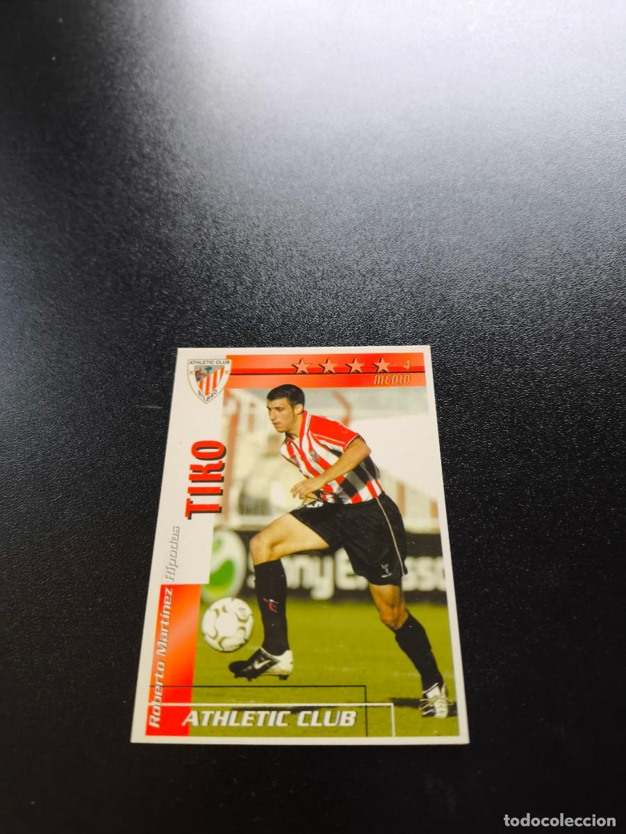 Figurine di Calcio: Tiko ATHLETIC DE BILBAO FUTBOL MATCH TOTAL LIGA 2002 2003 02 03 NO PANINI ESTE ADRENALYN