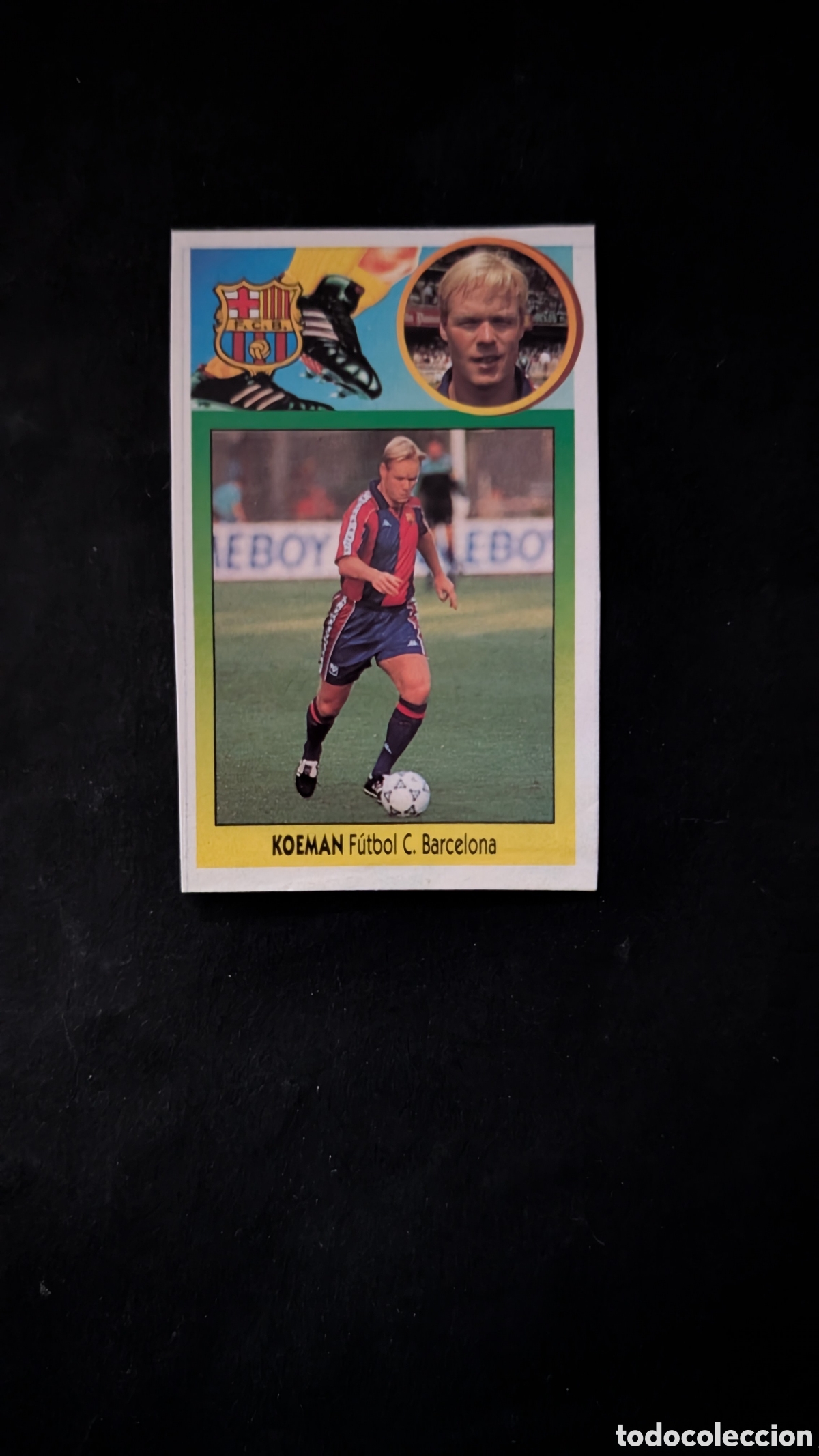 Figurine di Calcio: KOEMAN BARCELONA LIGA ESTE 1993/94 93 94 ADHESIVO RECORTADO