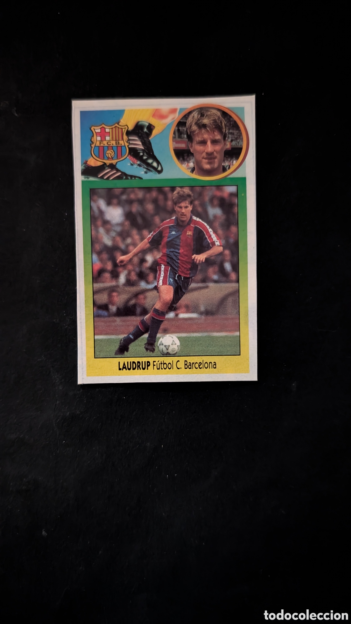 Figurine di Calcio: LAUDRUP BARCELONA LIGA ESTE 1993/94 93 94 ADHESIVO RECORTADO