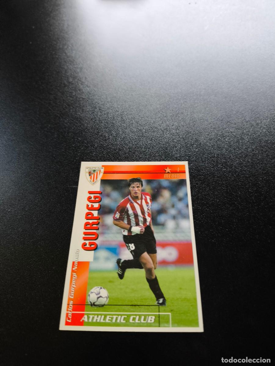 Figurine di Calcio: Gurpegi ATHLETIC DE BILBAO FUTBOL MATCH TOTAL LIGA 2002 2003 02 03 NO PANINI ESTE ADRENALYN