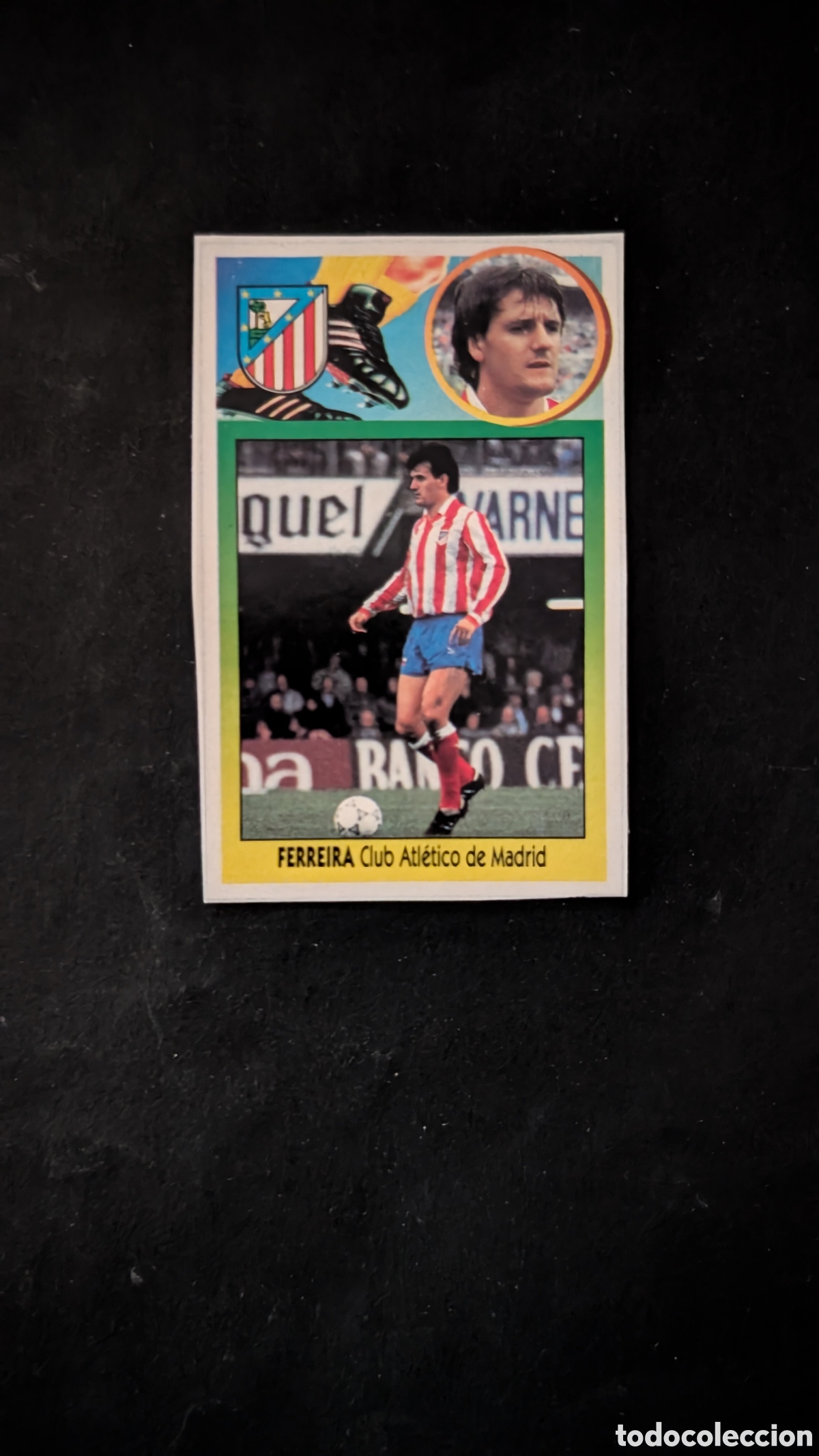 Figurine di Calcio: FERREIRA ATLETICO MADRID BAJA LIGA ESTE 1993/94 93 94 ADHESIVO RECORTADO
