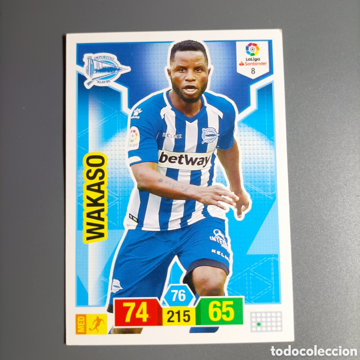 Figurine di Calcio: ADRENALYN. LIGA 2018-2019 (ALAVES) №8 WAKASO