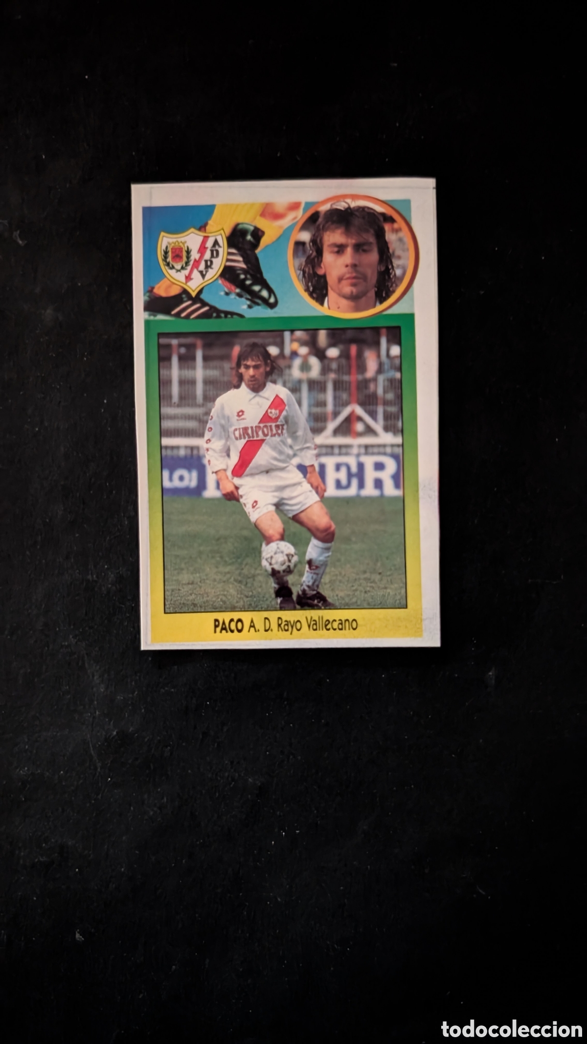 Football Stickers: PACO RAYO VALLECANO BAJA LIGA ESTE 1993/94 93 94 ADHESIVO RECORTADO