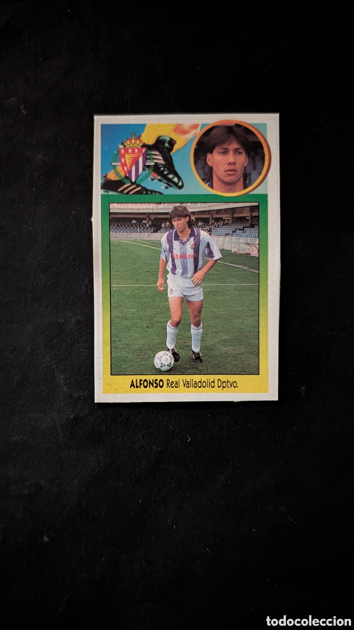 Football Stickers: ALFONSO VALLADOLID BAJA LIGA ESTE 1993/94 93 94 ADHESIVO RECORTADO