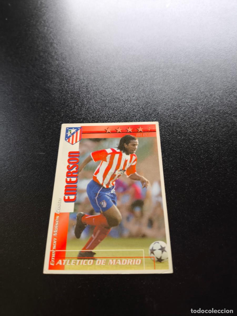Cromos de f&uacute;tbol: Emerson ATLETICO DE MADRID FUTBOL MATCH TOTAL LIGA 2002 2003 02 03 NO PANINI ESTE ADRENALYN