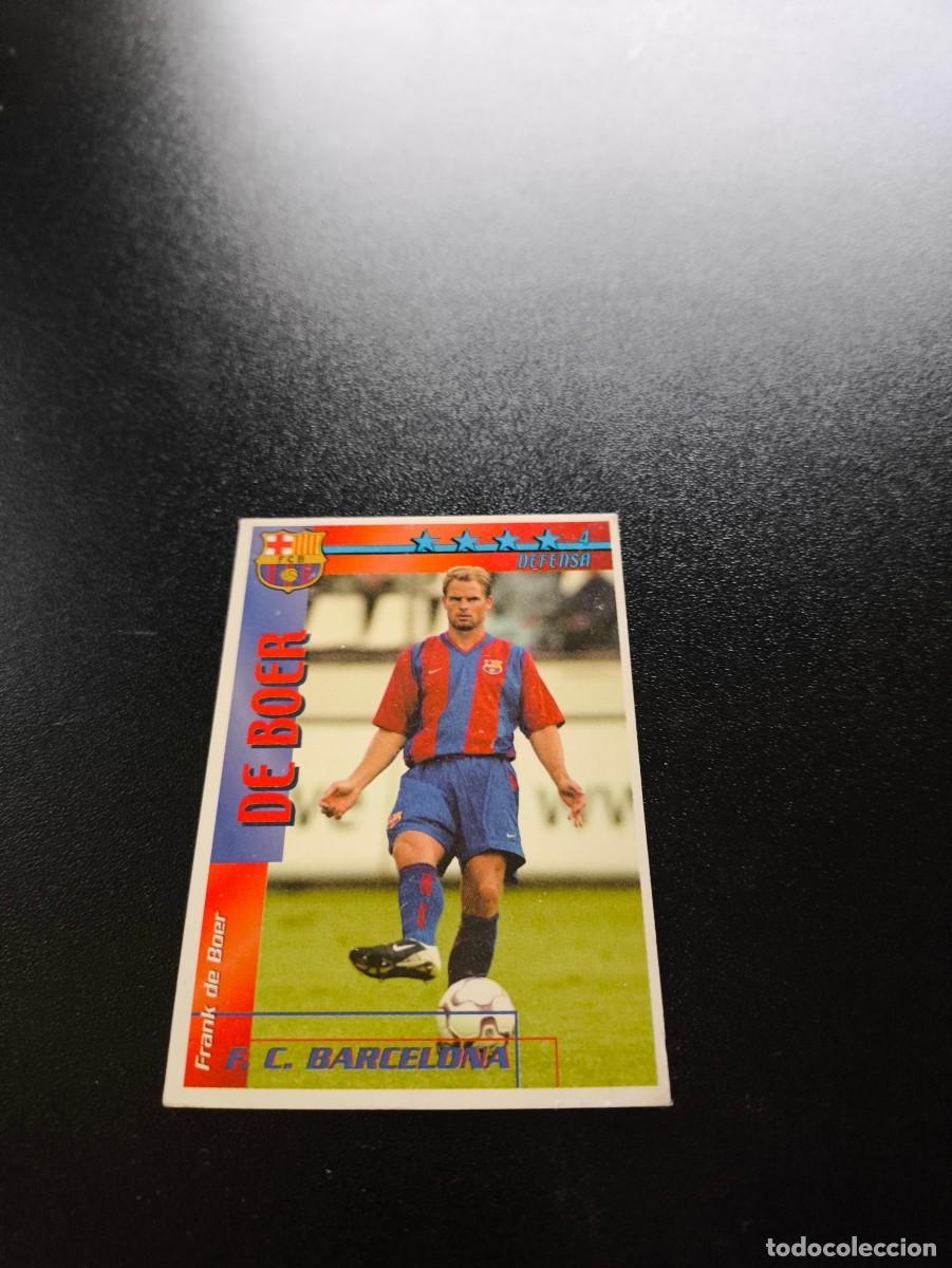 Cromos de f&uacute;tbol: Frank de Boer BARCELONA FUTBOL MATCH TOTAL LIGA 2002 2003 02 03 NO PANINI ESTE ADRENALYN