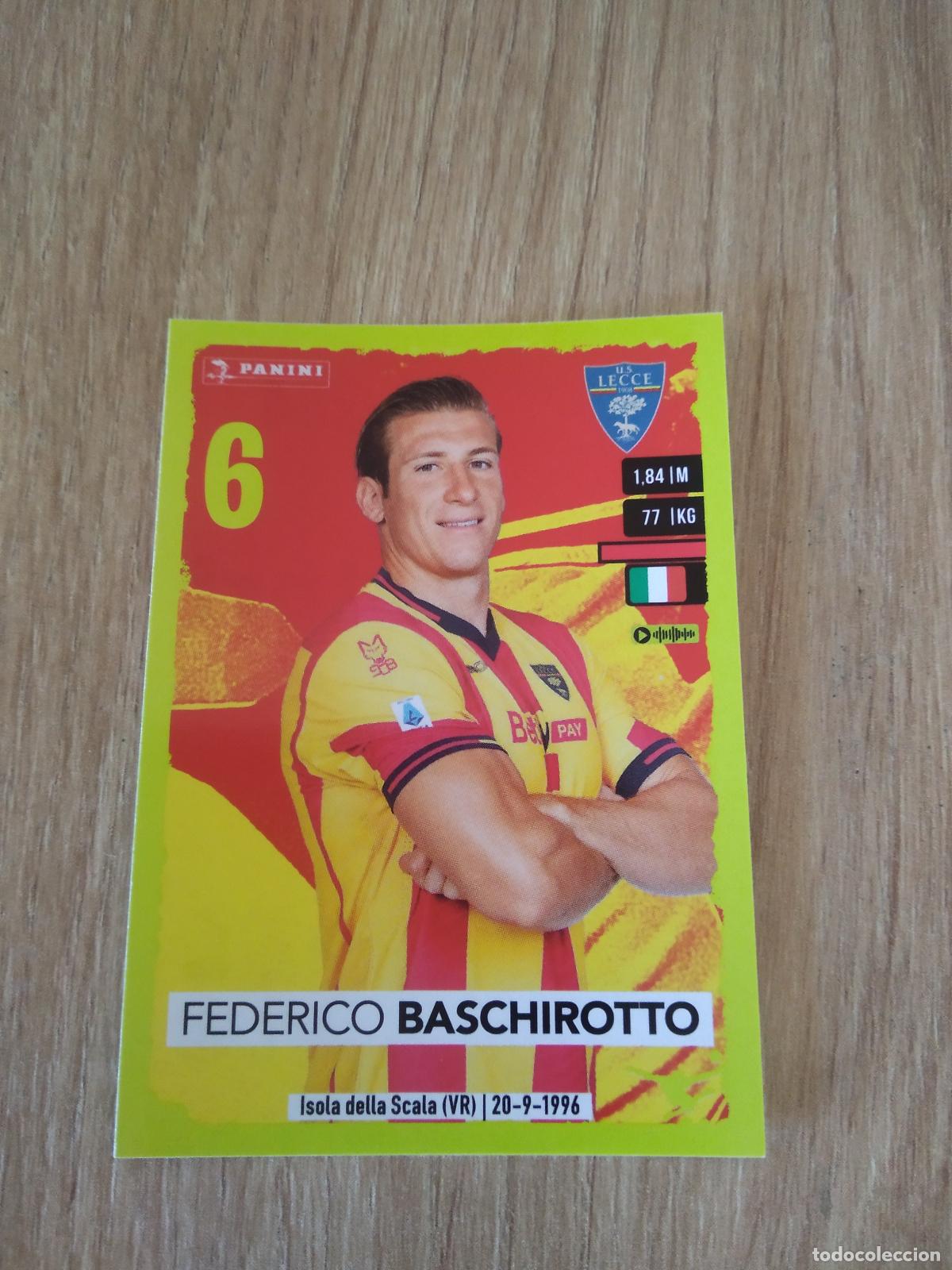 Cromos de f&uacute;tbol: 284 FEDERICO BASCHIROTTO LECCE CROMO FUTBOL PANINI LIGA ITALIA 23-24 CALCIATORI 2023-2024