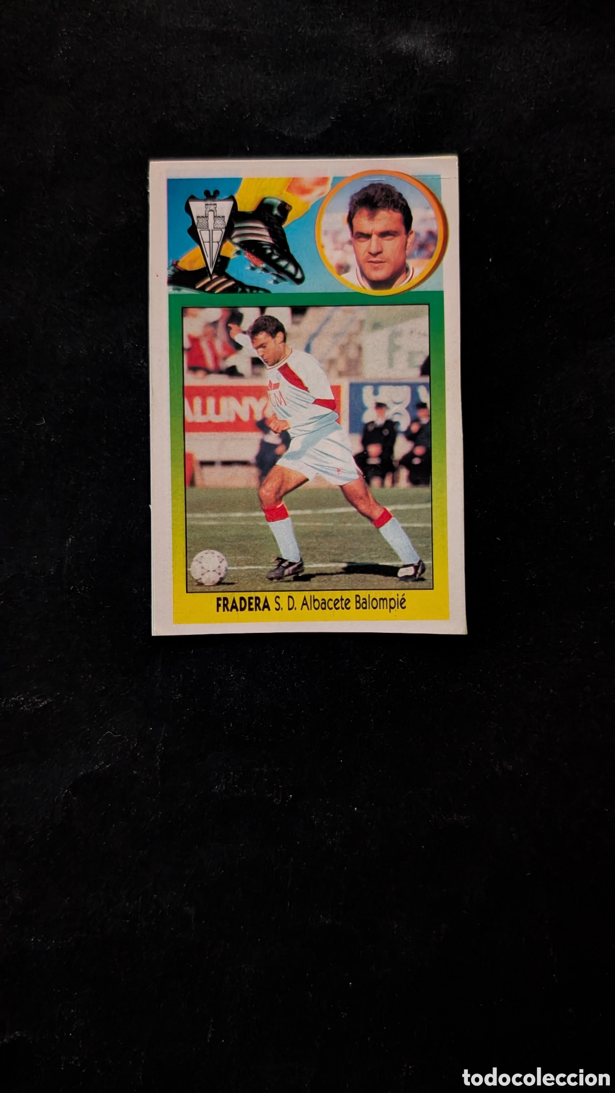 Cromos de f&uacute;tbol: FRADERA ALBACETE COLOCA LIGA ESTE 1993/94 93 94 ADHESIVO RECORTADO