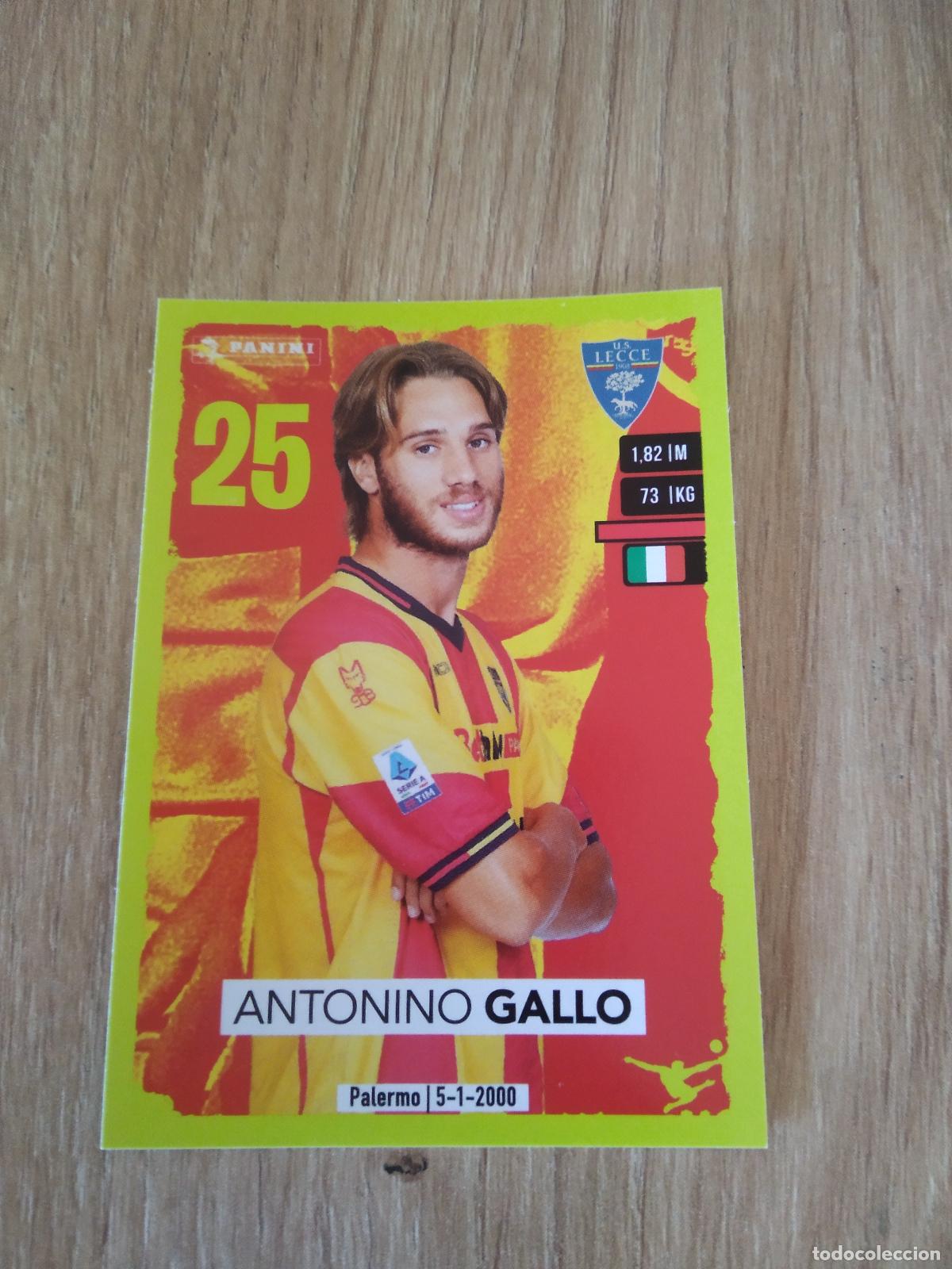 Cromos de f&uacute;tbol: 287 ANTONINO GALLO LECCE CROMO FUTBOL PANINI LIGA ITALIA 23-24 CALCIATORI 2023-2024