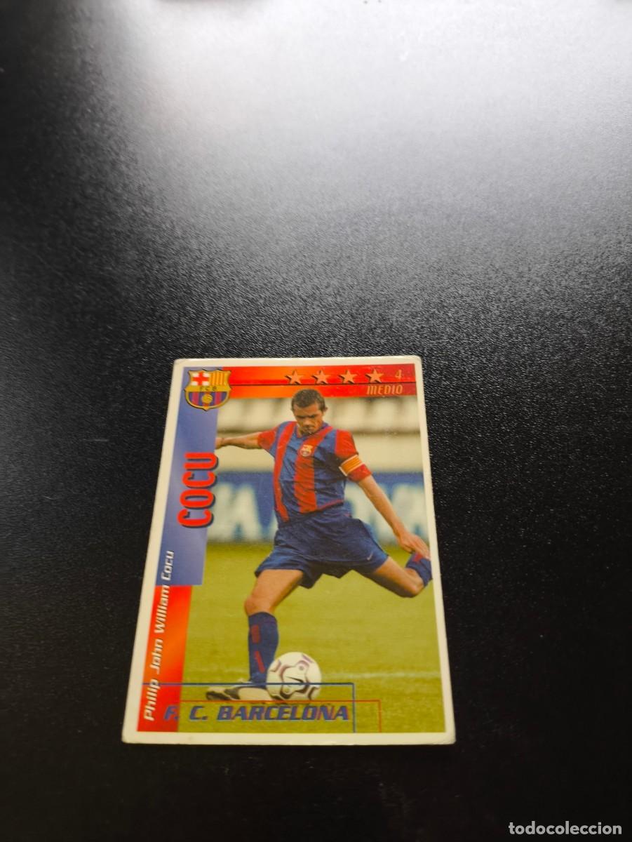 Cromos de f&uacute;tbol: Cocu BARCELONA FUTBOL MATCH TOTAL LIGA 2002 2003 02 03 NO PANINI ESTE ADRENALYN