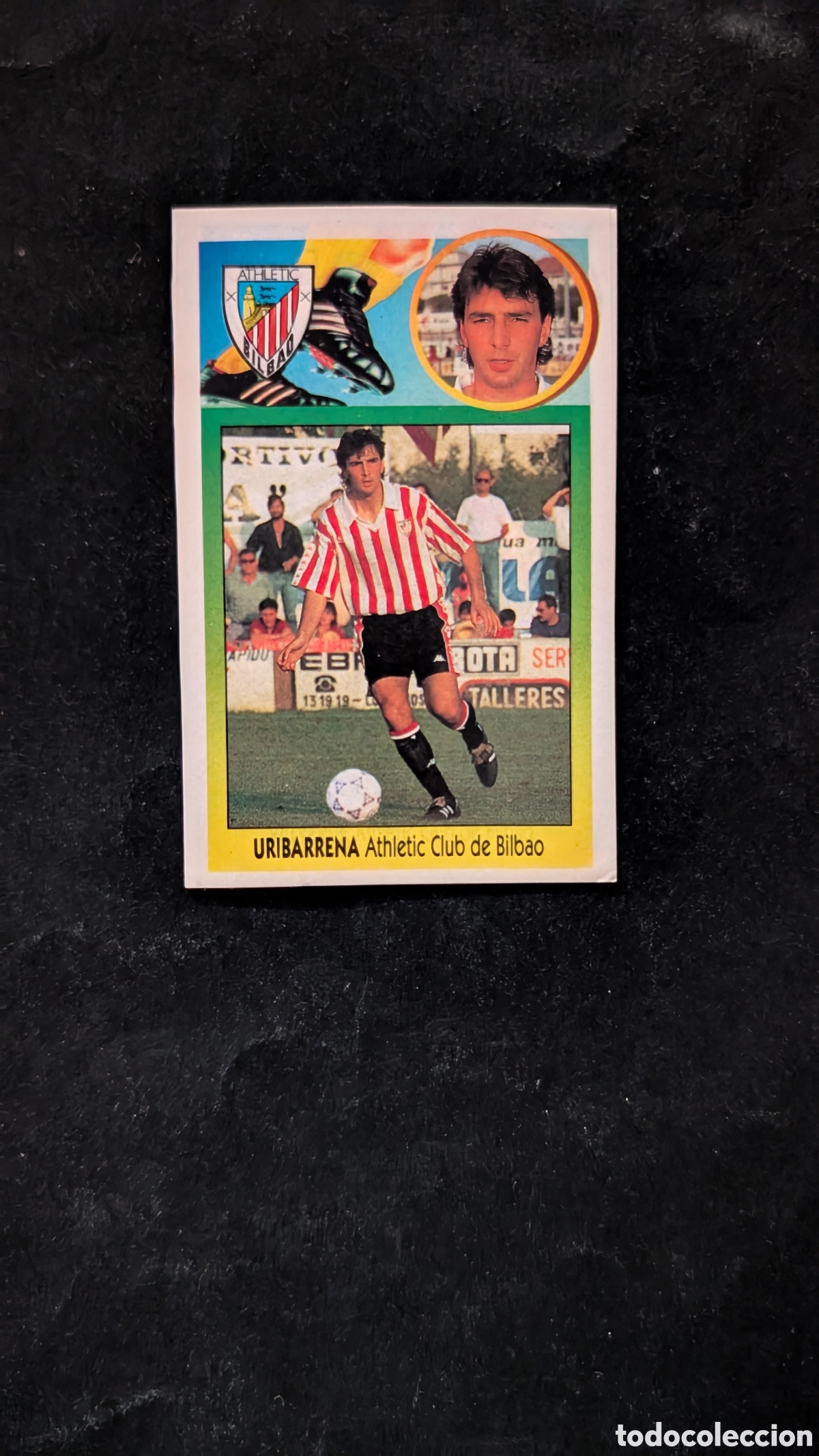 Cromos de f&uacute;tbol: URIBARRENA BILBAO COLOCA LIGA ESTE 1993/94 93 94 ADHESIVO RECORTADO