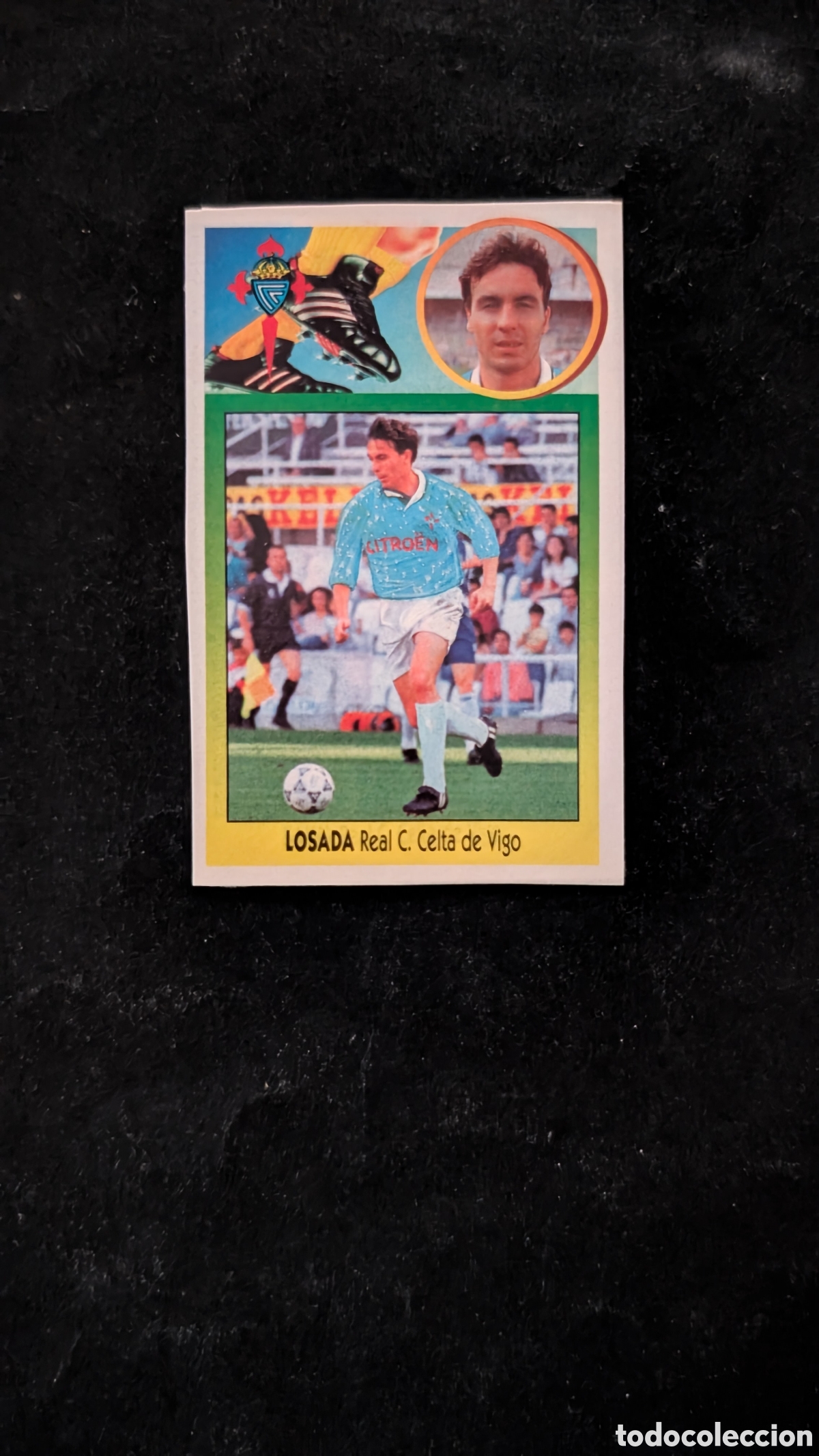 Cromos de f&uacute;tbol: LOSADA CELTA COLOCA LIGA ESTE 1993/94 93 94 ADHESIVO RECORTADO