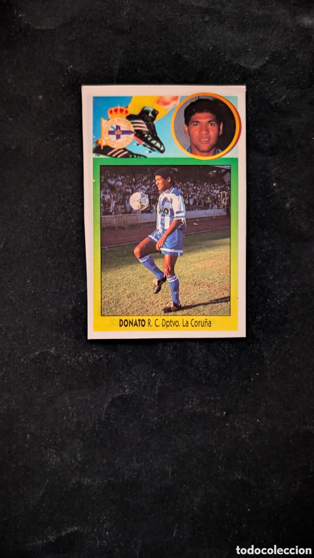 Cromos de f&uacute;tbol: DONATO DEPORTIVO COLOCA LIGA ESTE 1993/94 93 94 ADHESIVO RECORTADO