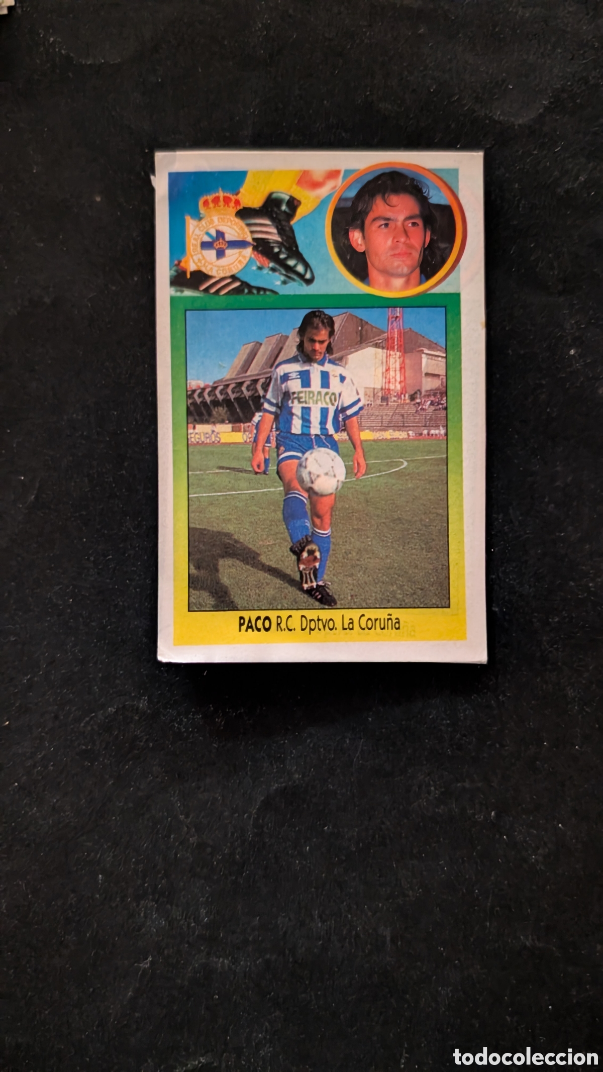 Cromos de f&uacute;tbol: PACO DEPORTIVO COLOCA LIGA ESTE 1993/94 93 94 ADHESIVO RECORTADO