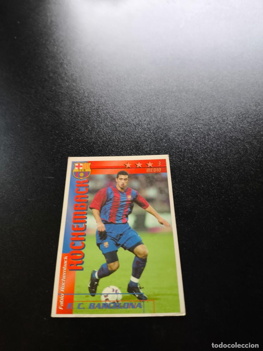 Cromos de f&uacute;tbol: Rochemback BARCELONA FUTBOL MATCH TOTAL LIGA 2002 2003 02 03 NO PANINI ESTE ADRENALYN