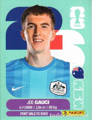 Cromos de f&uacute;tbol: CROMO PANINI MUNDIAL WORLD CUP 2026 - AUS3 AUS 3 - GAUCI - AUSTRALIA