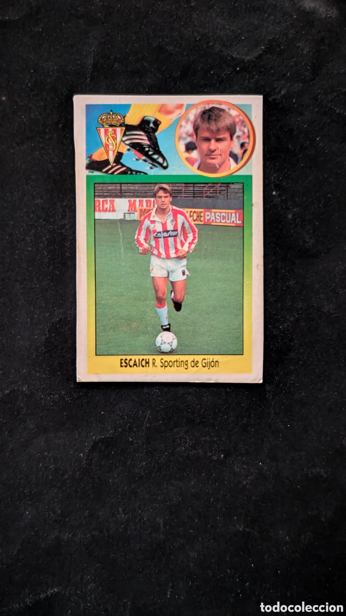 Cromos de f&uacute;tbol: ESCAICH SPORTING GIJ&Oacute;N COLOCA LIGA ESTE 1993/94 93 94 ADHESIVO RECORTADO
