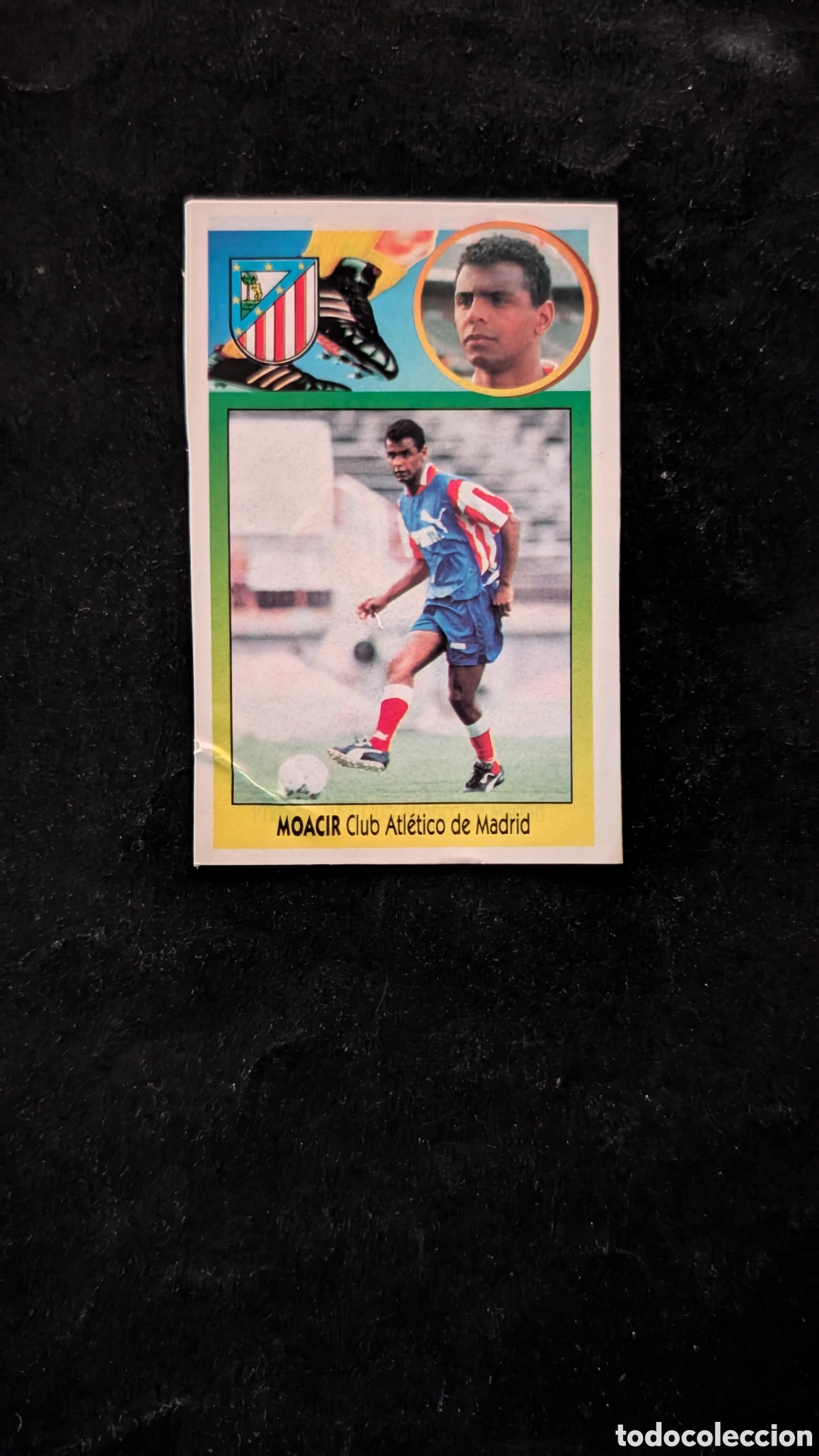 Cromos de f&uacute;tbol: MOACIR ATLETICO MADRID COLOCA LIGA ESTE 1993/94 93 94 ADHESIVO RECORTADO