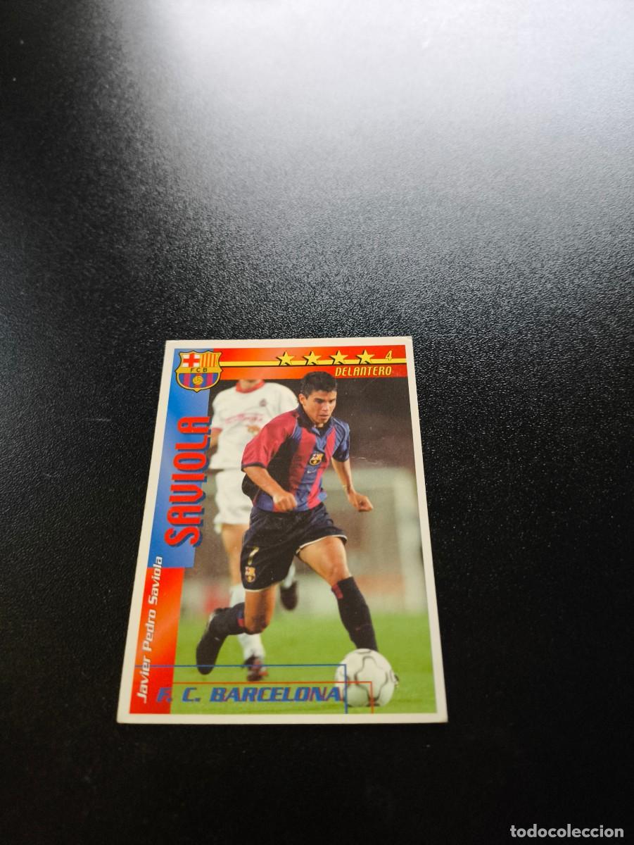 Cromos de f&uacute;tbol: Saviola BARCELONA FUTBOL MATCH TOTAL LIGA 2002 2003 02 03 NO PANINI ESTE ADRENALYN