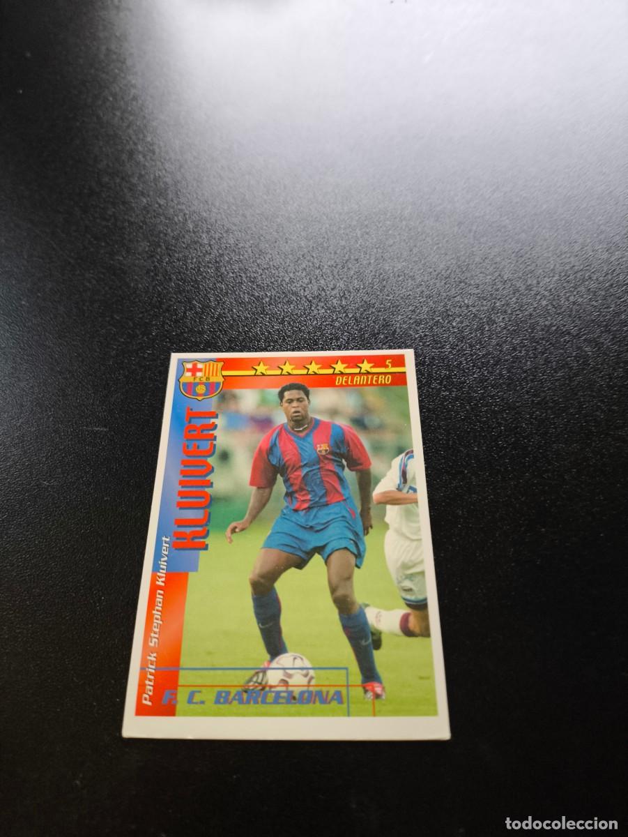 Cromos de f&uacute;tbol: Kluivert BARCELONA FUTBOL MATCH TOTAL LIGA 2002 2003 02 03 NO PANINI ESTE ADRENALYN
