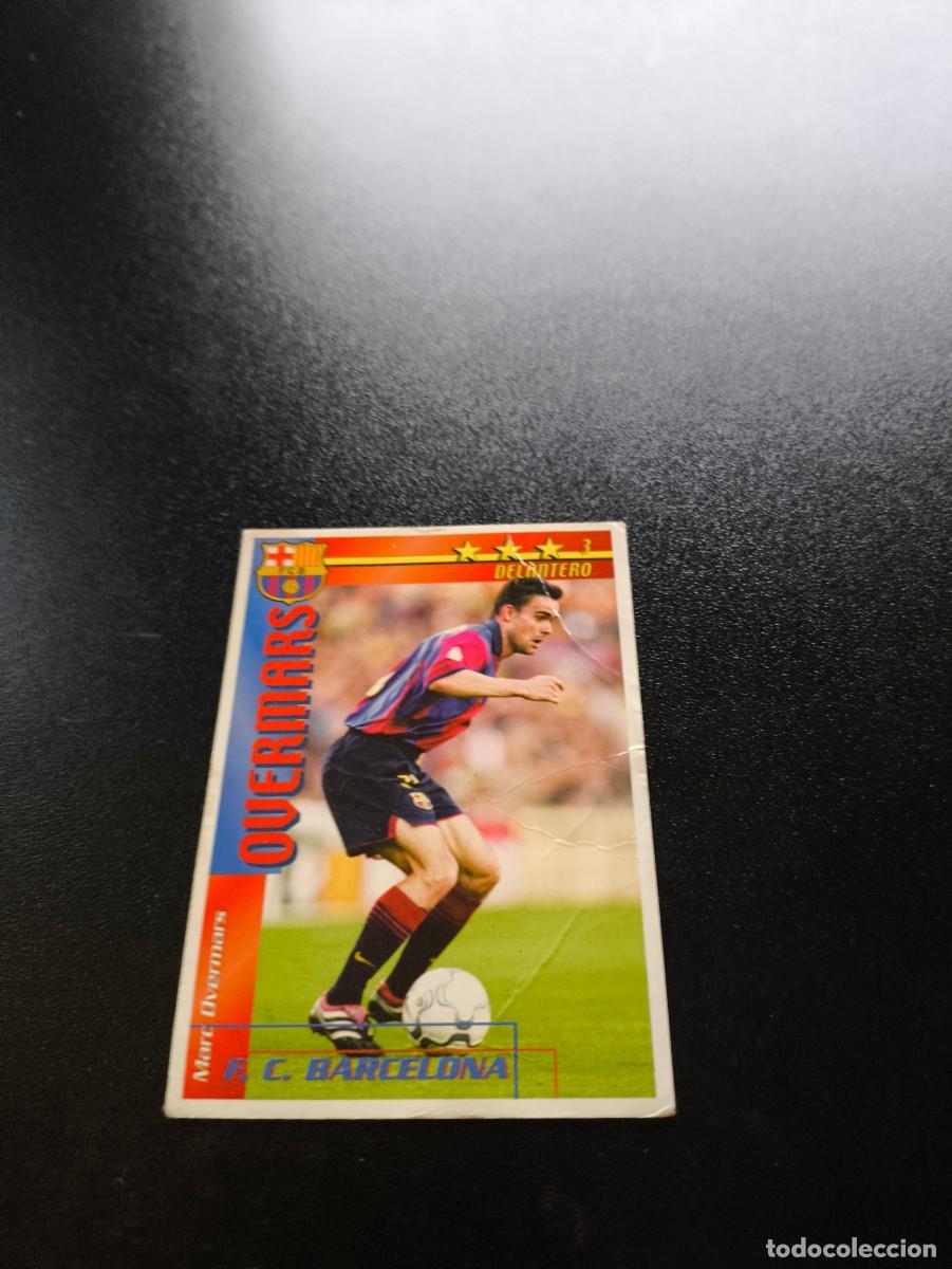 Cromos de f&uacute;tbol: Overmars BARCELONA FUTBOL MATCH TOTAL LIGA 2002 2003 02 03 NO PANINI ESTE ADRENALYN