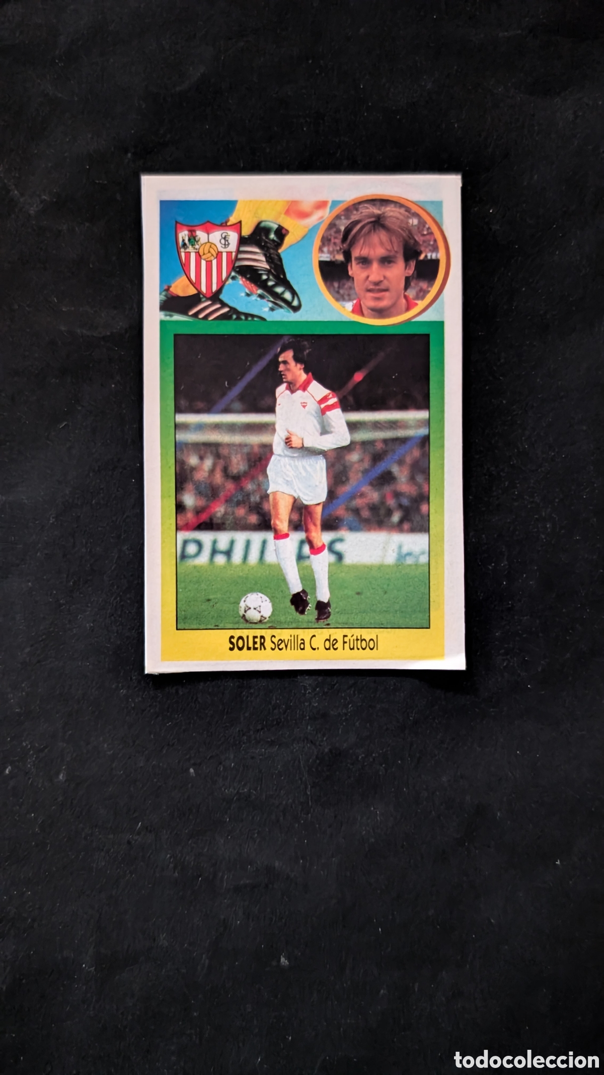 Cromos de f&uacute;tbol: SOLER SEVILLA COLOCA LIGA ESTE 1993/94 93 94 ADHESIVO RECORTADO