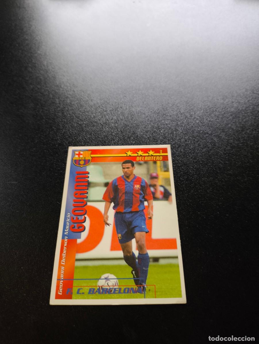 Cromos de f&uacute;tbol: Geovanni BARCELONA FUTBOL MATCH TOTAL LIGA 2002 2003 02 03 NO PANINI ESTE ADRENALYN