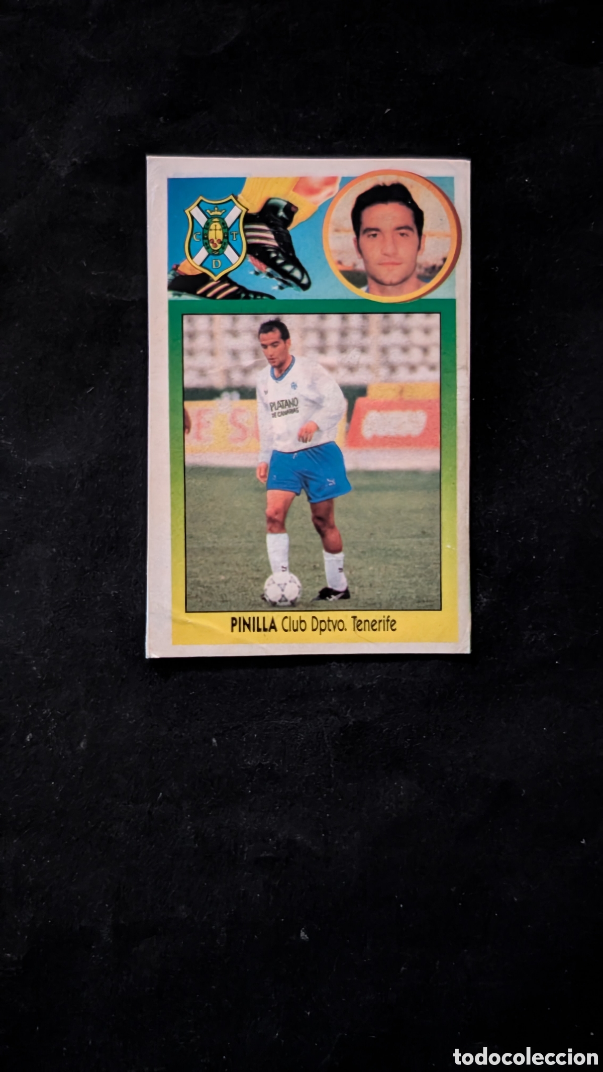 Cromos de f&uacute;tbol: PINILLA TENERIFE COLOCA LIGA ESTE 1993/94 93 94 ADHESIVO RECORTADO