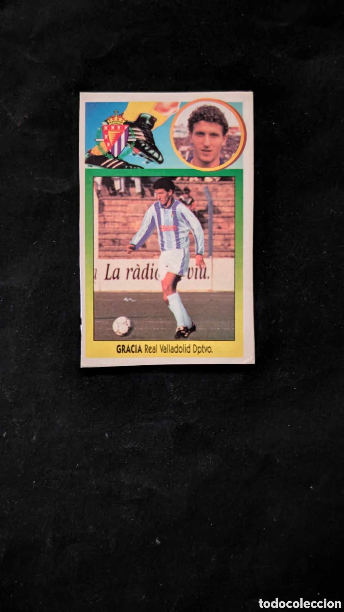 Cromos de f&uacute;tbol: GRACIA VALLADOLID COLOCA LIGA ESTE 1993/94 93 94 ADHESIVO RECORTADO