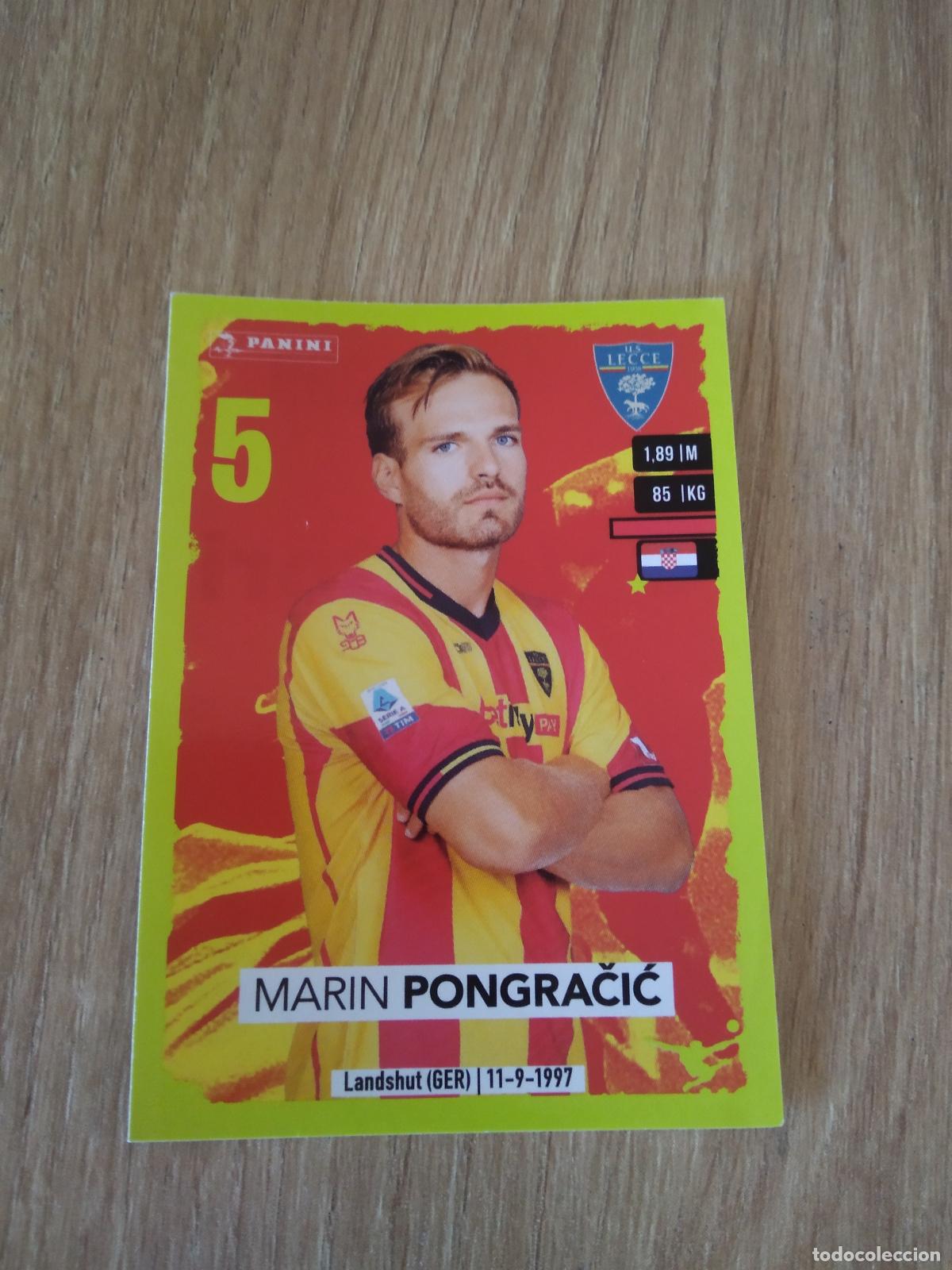 Cromos de f&uacute;tbol: 289 MARIN PONGRACIC LECCE CROMO FUTBOL PANINI LIGA ITALIA 23-24 CALCIATORI 2023-2024