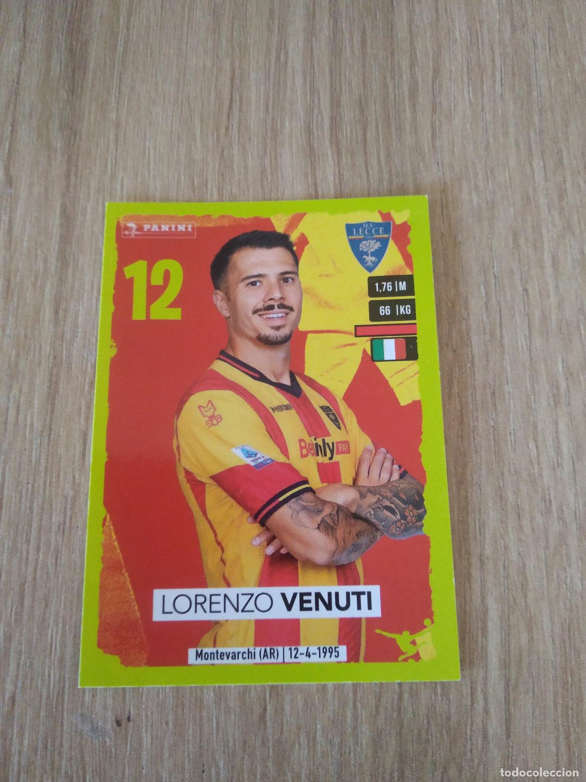 Cromos de f&uacute;tbol: 291 LORENZO VENUTI LECCE CROMO FUTBOL PANINI LIGA ITALIA 23-24 CALCIATORI 2023-2024