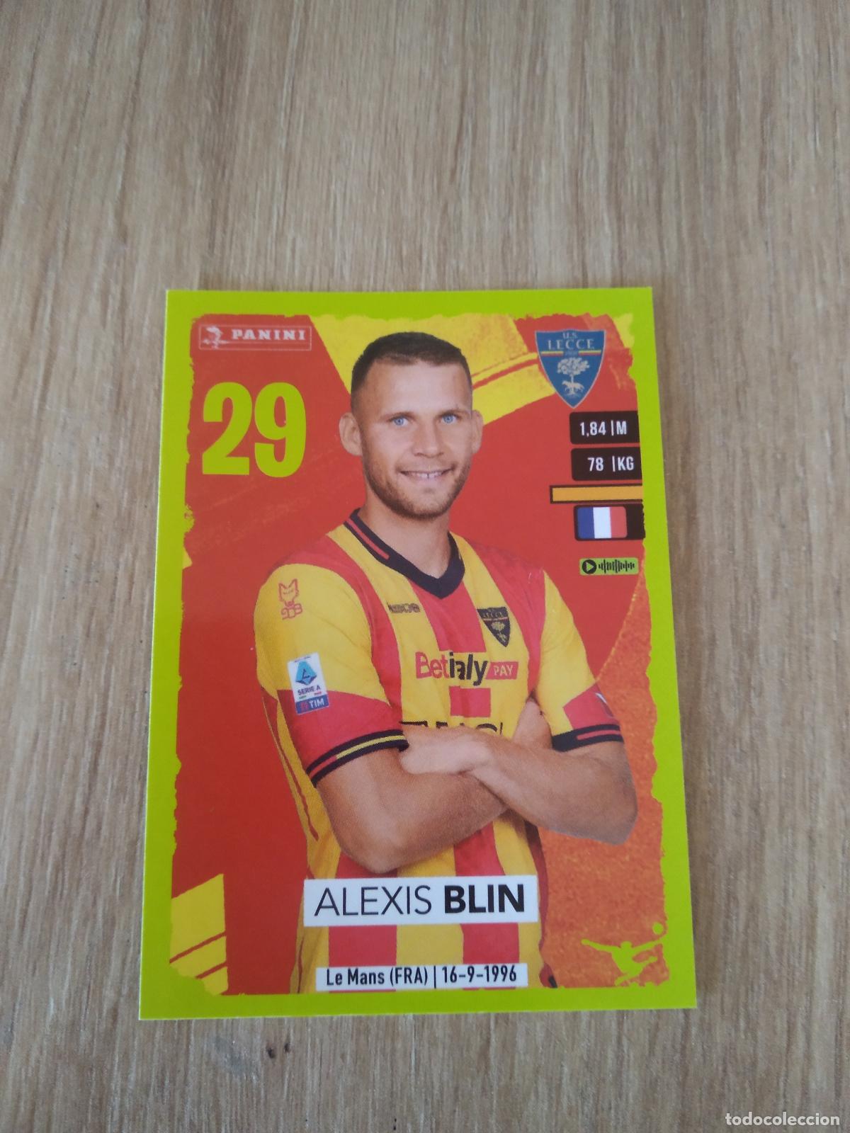 Cromos de f&uacute;tbol: 292 ALEXIS BLIN LECCE CROMO FUTBOL PANINI LIGA ITALIA 23-24 CALCIATORI 2023-2024
