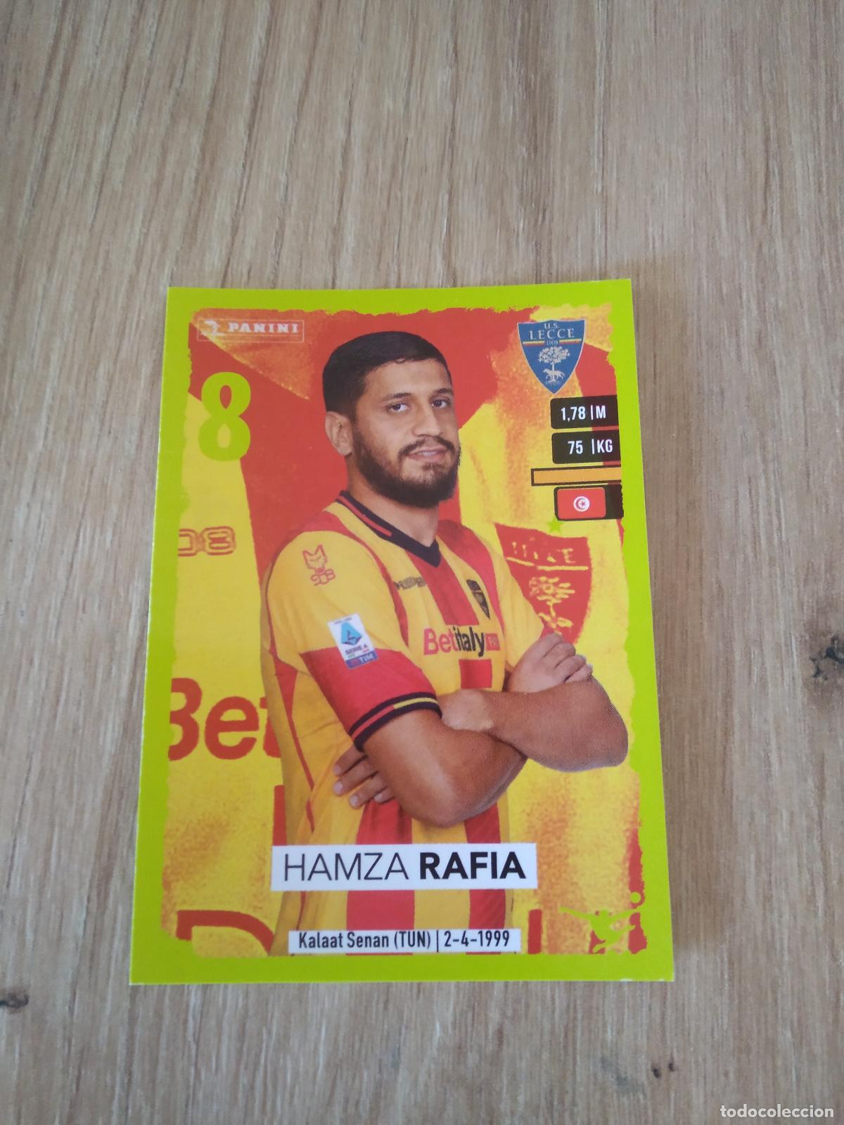Cromos de f&uacute;tbol: 295 HAMZA RAFIA LECCE CROMO FUTBOL PANINI LIGA ITALIA 23-24 CALCIATORI 2023-2024