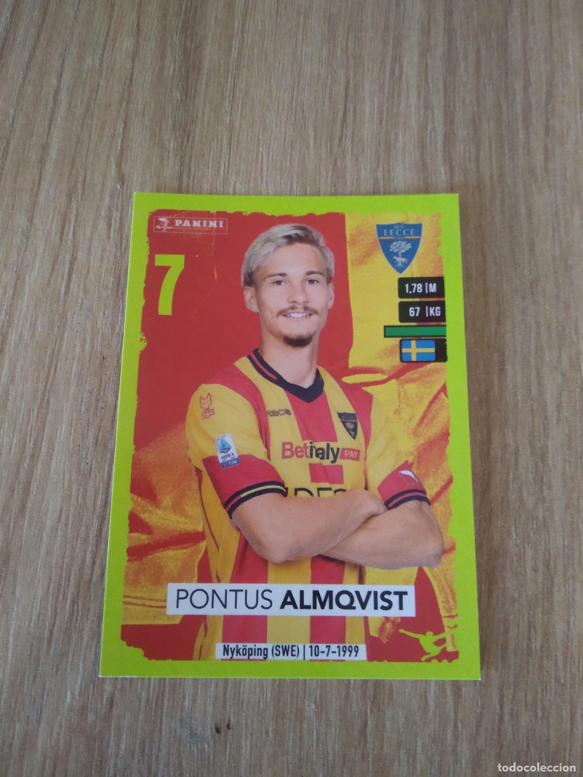 Cromos de f&uacute;tbol: 297 PONTUS ALMQVIST LECCE CROMO FUTBOL PANINI LIGA ITALIA 23-24 CALCIATORI 2023-2024
