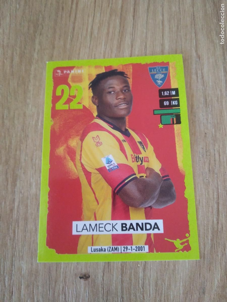 Cromos de f&uacute;tbol: 298 LAMECK BANDA LECCE CROMO FUTBOL PANINI LIGA ITALIA 23-24 CALCIATORI 2023-2024