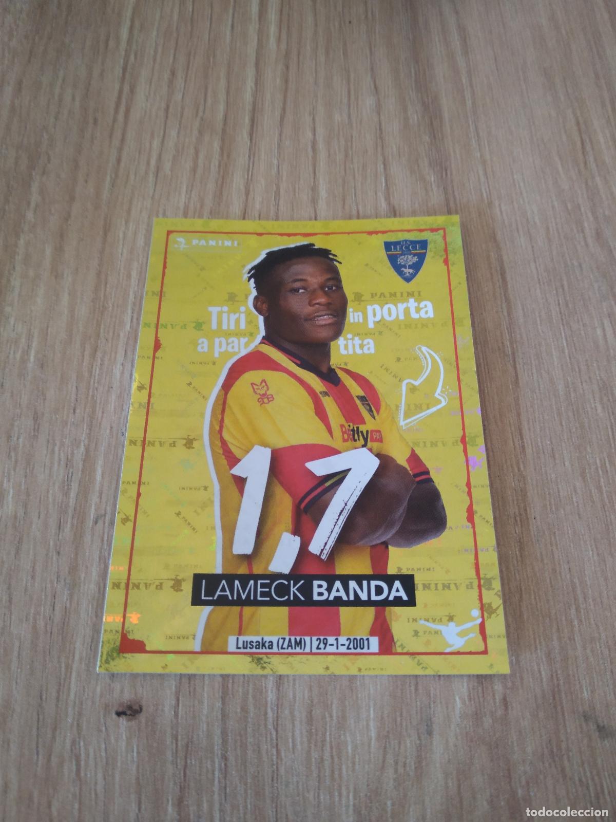 Cromos de f&uacute;tbol: 298 LAMECK BANDA LECCE CROMO FUTBOL PANINI LIGA ITALIA 23-24 CALCIATORI 2023-2024