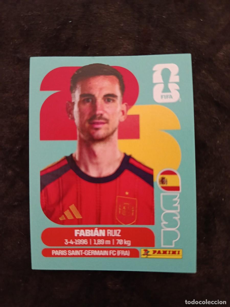 Football Stickers: FIFA WORLD CUP MUNDIAL 2026 PANINI. #ESP 12. FABI&Aacute;N RUIZ. ESPA&Ntilde;A
