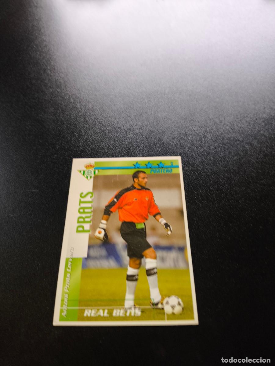 Cromos de f&uacute;tbol: Prats REAL BETIS FUTBOL MATCH TOTAL LIGA 2002 2003 02 03 NO PANINI ESTE ADRENALYN