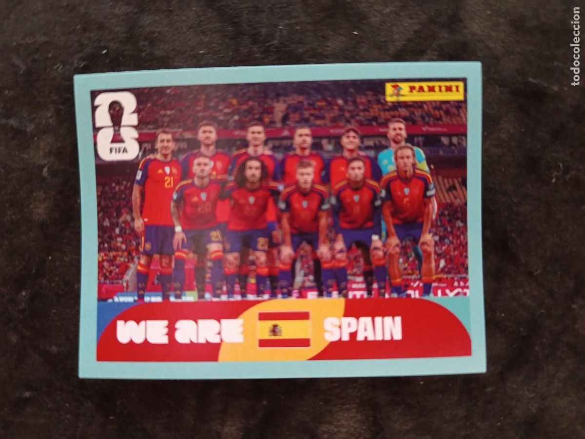 Football Stickers: FIFA WORLD CUP MUNDIAL 2026 PANINI. #ESP 13. EQUIPO SELECCI&Oacute;N ESPA&Ntilde;OLA