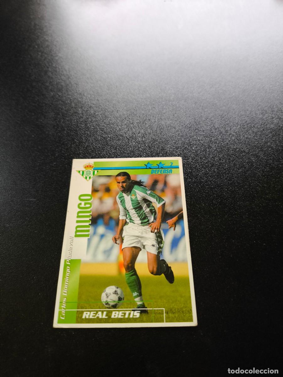 Cromos de f&uacute;tbol: Mingo REAL BETIS FUTBOL MATCH TOTAL LIGA 2002 2003 02 03 NO PANINI ESTE ADRENALYN