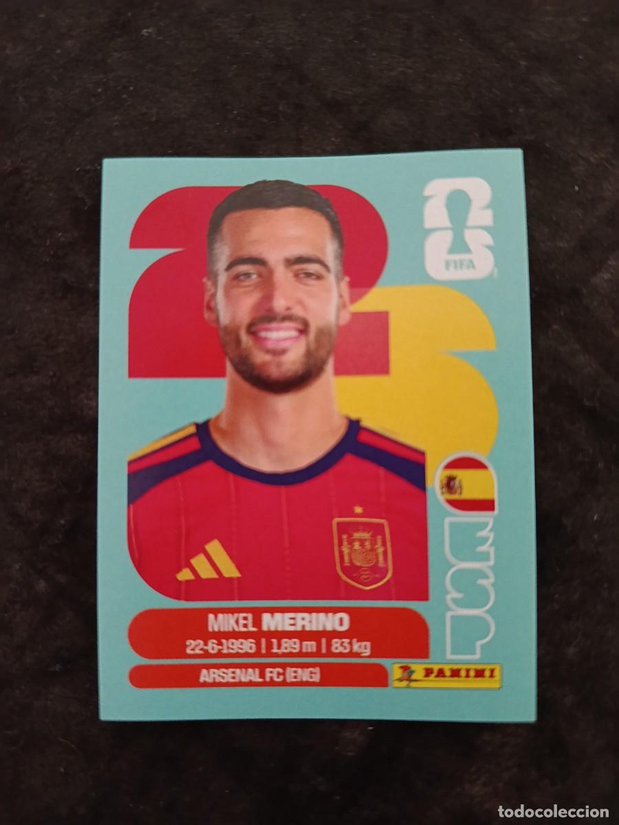 Football Stickers: FIFA WORLD CUP MUNDIAL 2026 PANINI. #ESP 14. MIKEL MERINO. ESPA&Ntilde;A