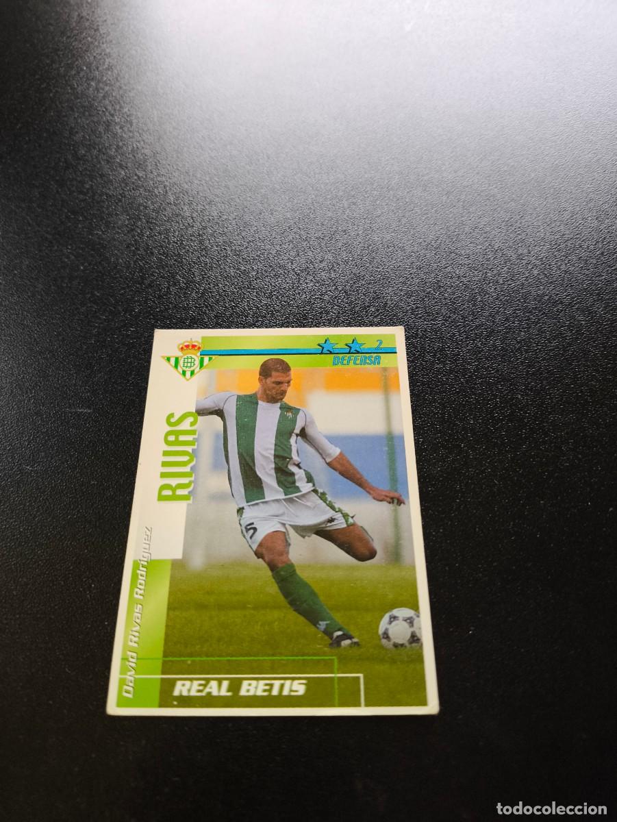 Cromos de f&uacute;tbol: Rivas REAL BETIS FUTBOL MATCH TOTAL LIGA 2002 2003 02 03 NO PANINI ESTE ADRENALYN