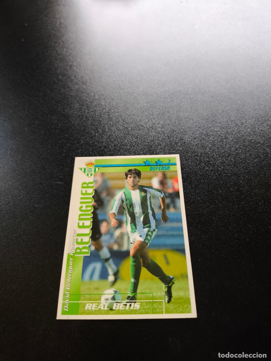 Cromos de f&uacute;tbol: Belenguer REAL BETIS FUTBOL MATCH TOTAL LIGA 2002 2003 02 03 NO PANINI ESTE ADRENALYN