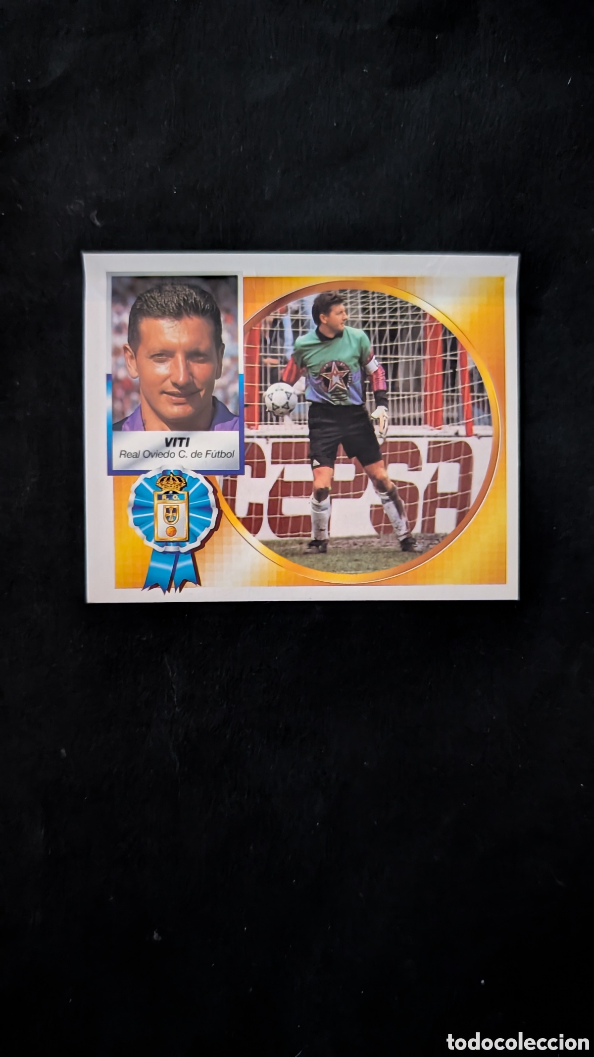 Cromos de f&uacute;tbol: VITI OVIEDO BAJA LIGA ESTE 1994/94 94 95 VENTANILLA
