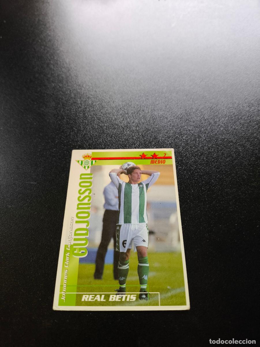 Cromos de f&uacute;tbol: Gudjonsson REAL BETIS FUTBOL MATCH TOTAL LIGA 2002 2003 02 03 NO PANINI ESTE ADRENALYN