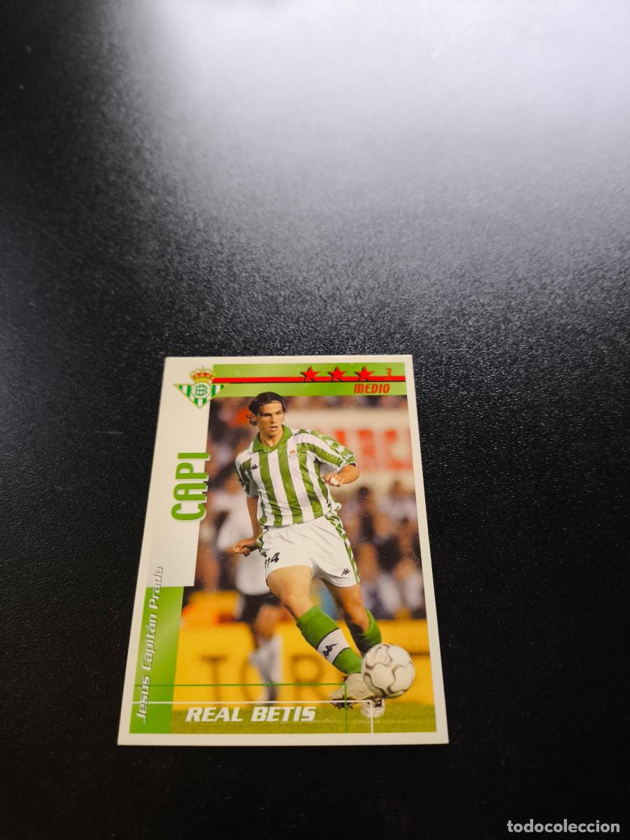 Cromos de f&uacute;tbol: Capi REAL BETIS FUTBOL MATCH TOTAL LIGA 2002 2003 02 03 NO PANINI ESTE ADRENALYN
