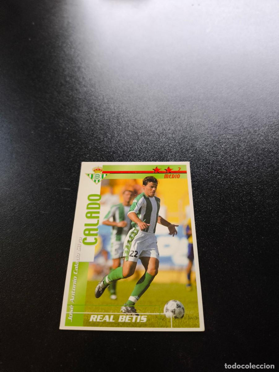 Cromos de f&uacute;tbol: Calado REAL BETIS FUTBOL MATCH TOTAL LIGA 2002 2003 02 03 NO PANINI ESTE ADRENALYN