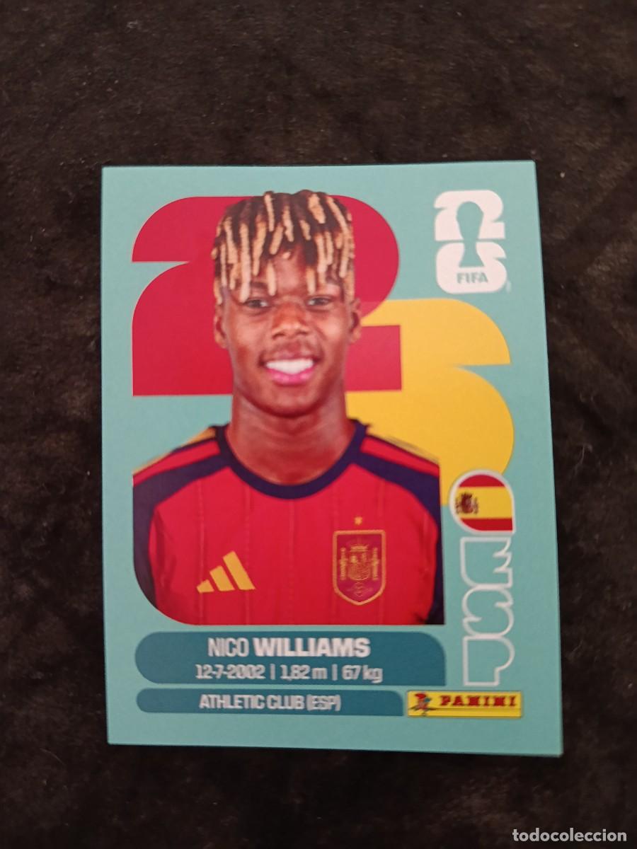 Cromos de Futebol: FIFA WORLD CUP MUNDIAL 2026 PANINI. #ESP 17. NICO WILLIAMS. ESPA&Ntilde;A