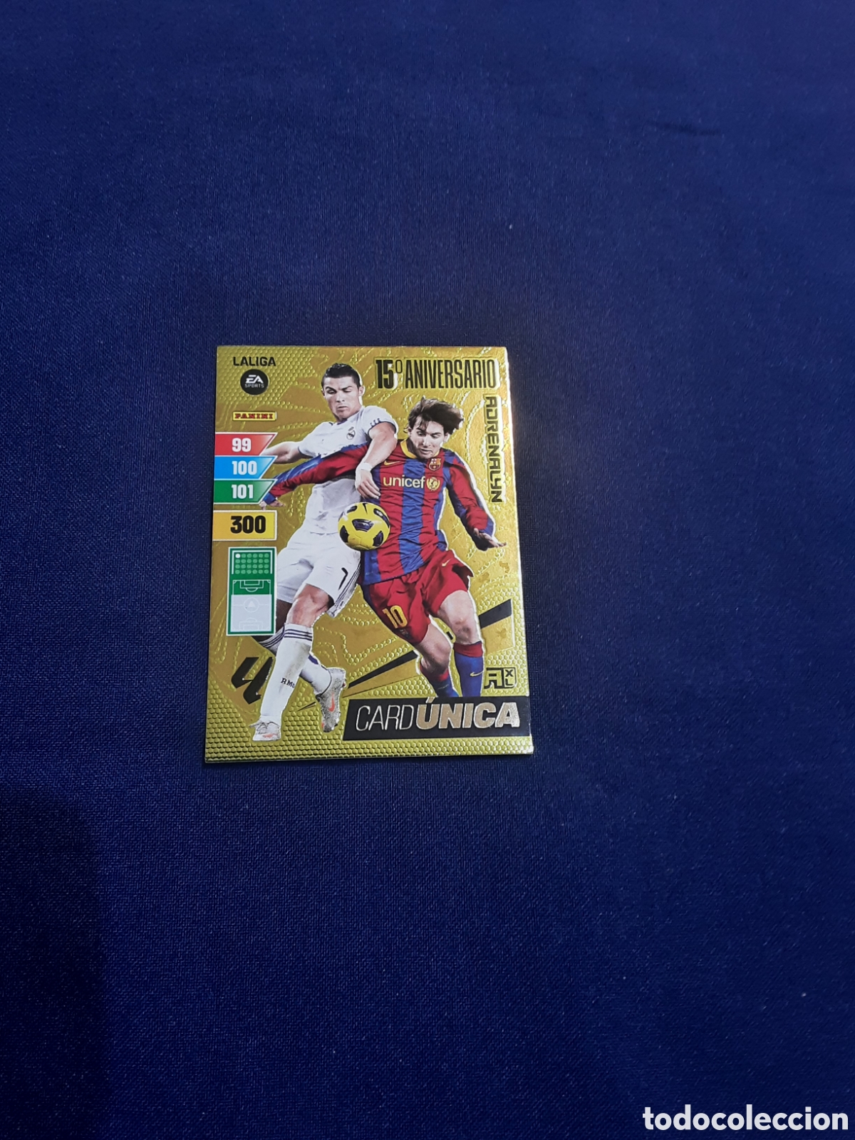 Cromos de f&uacute;tbol: Lionel messi & Cristiano Ronaldo unica